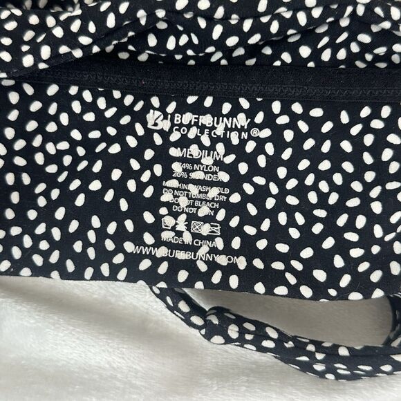 Buff bunny  Legacy Short 6” & Rosa Park Sports Bra Set Size M Onyx Black Bossy - Picture 9 of 16